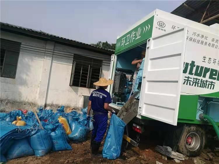 乌马河工业污泥压干处理